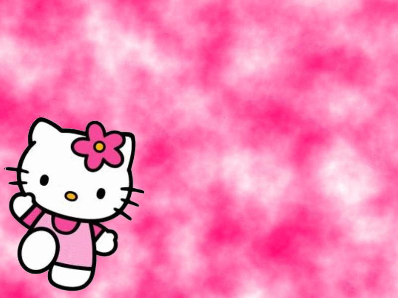 DeviantArt More Like Hello Kitty Pink Cloud Background / wallpaper