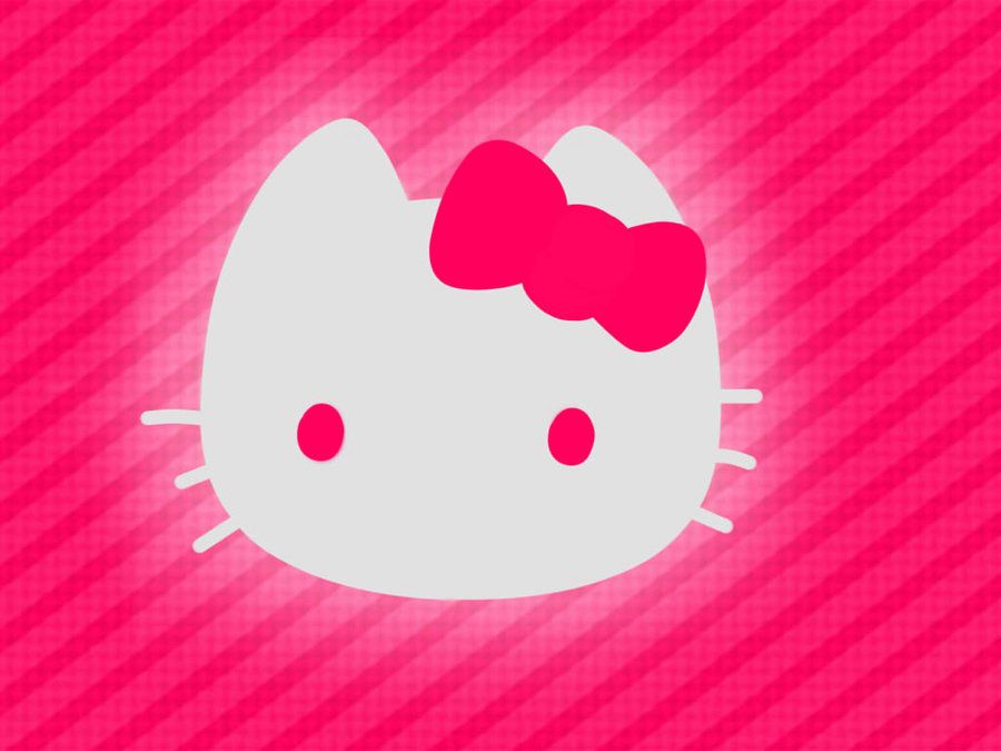 DeviantArt: More Like Hello Kitty wallpaper pink by VectorFrosting
