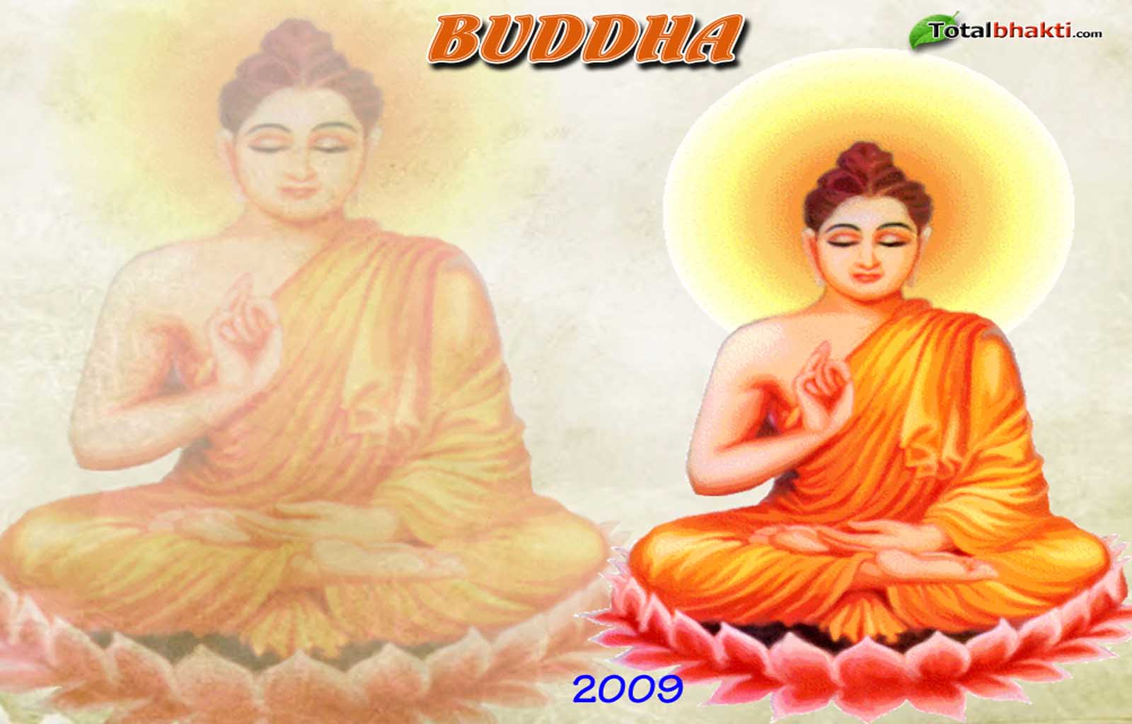 buddha wallpaper, Hindu wallpaper, Buddha Blessing, Red and Yellow ...