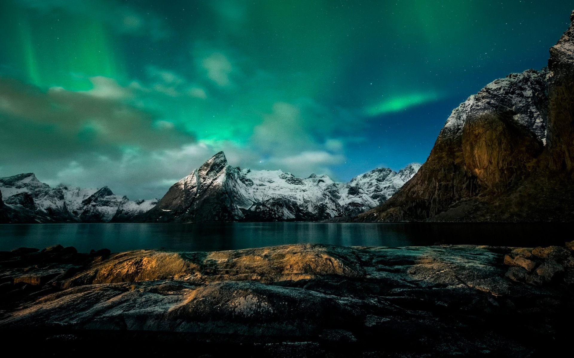 Norway Northern Lights Wallpaper HD Free Download