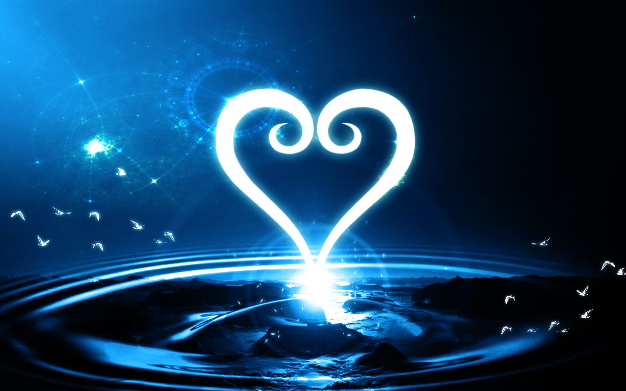 Kingdom Hearts Heart Logo Abstract Wallpaper by Zaxiade on DeviantArt