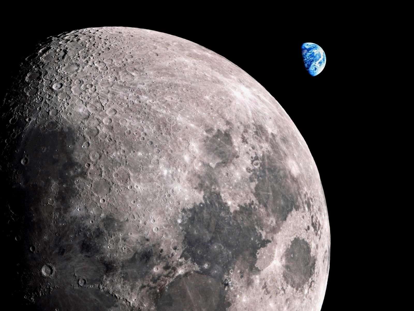 Earth and Moon Wallpaper HD (page 2) - Pics about space