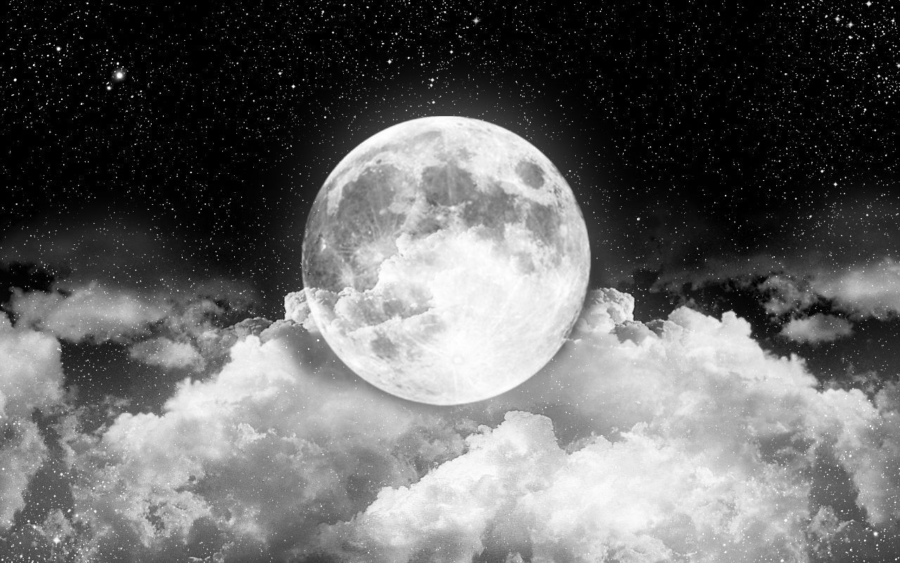 Moon White Night Wallpaper HD #10377 Wallpaper | High Resolution ...