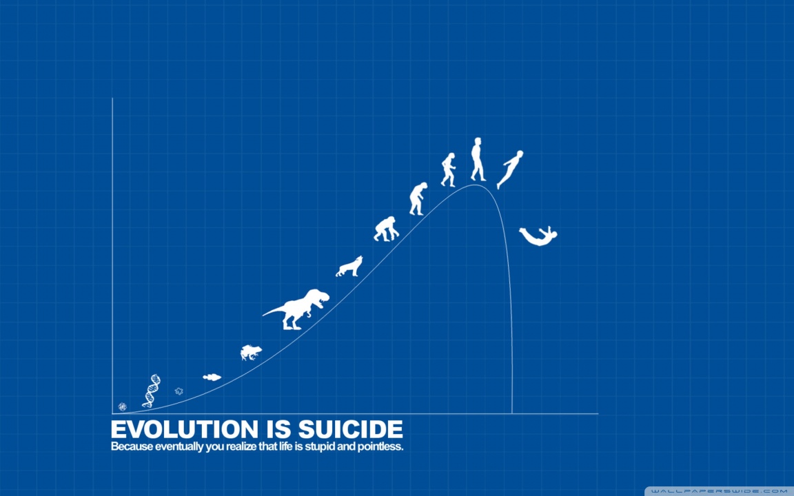 Evolution is Suicide HD desktop wallpaper : High Definition ...