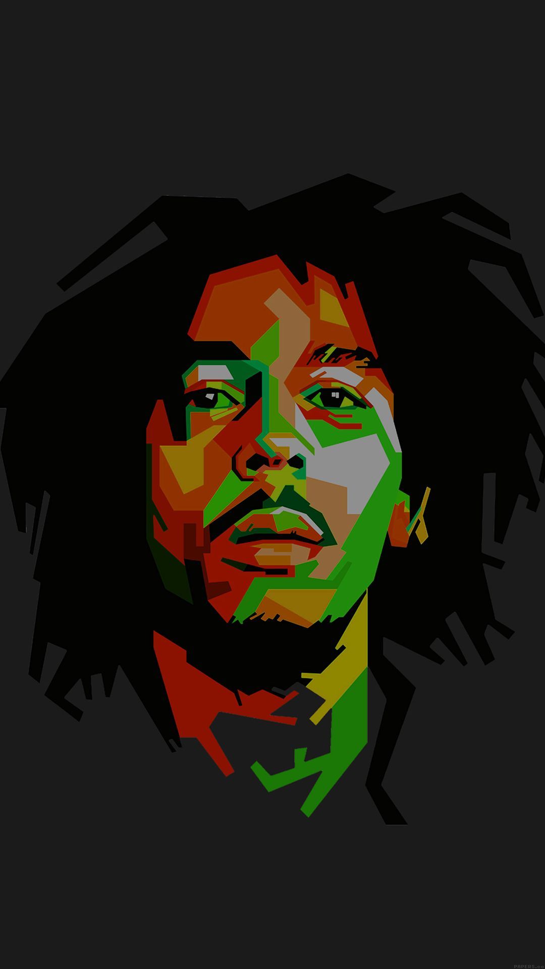 Bob Marley Dark Art Illust Music Reggae Celebrity iPhone 6