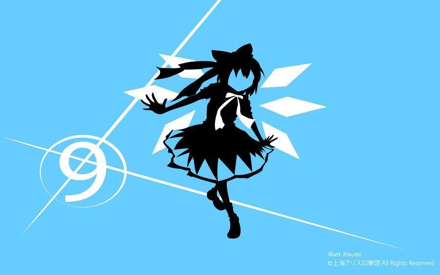 Cirno Shadow Wallpaper by astral-carnival on DeviantArt