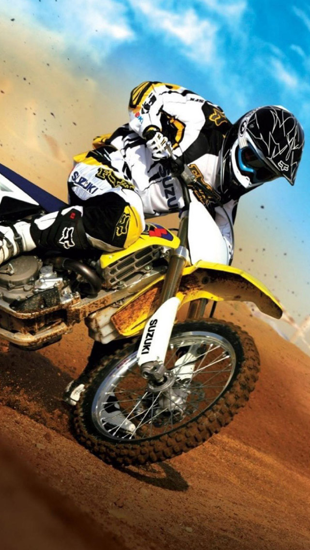 Motocross iPhone 5 Wallpaper (640x1136)