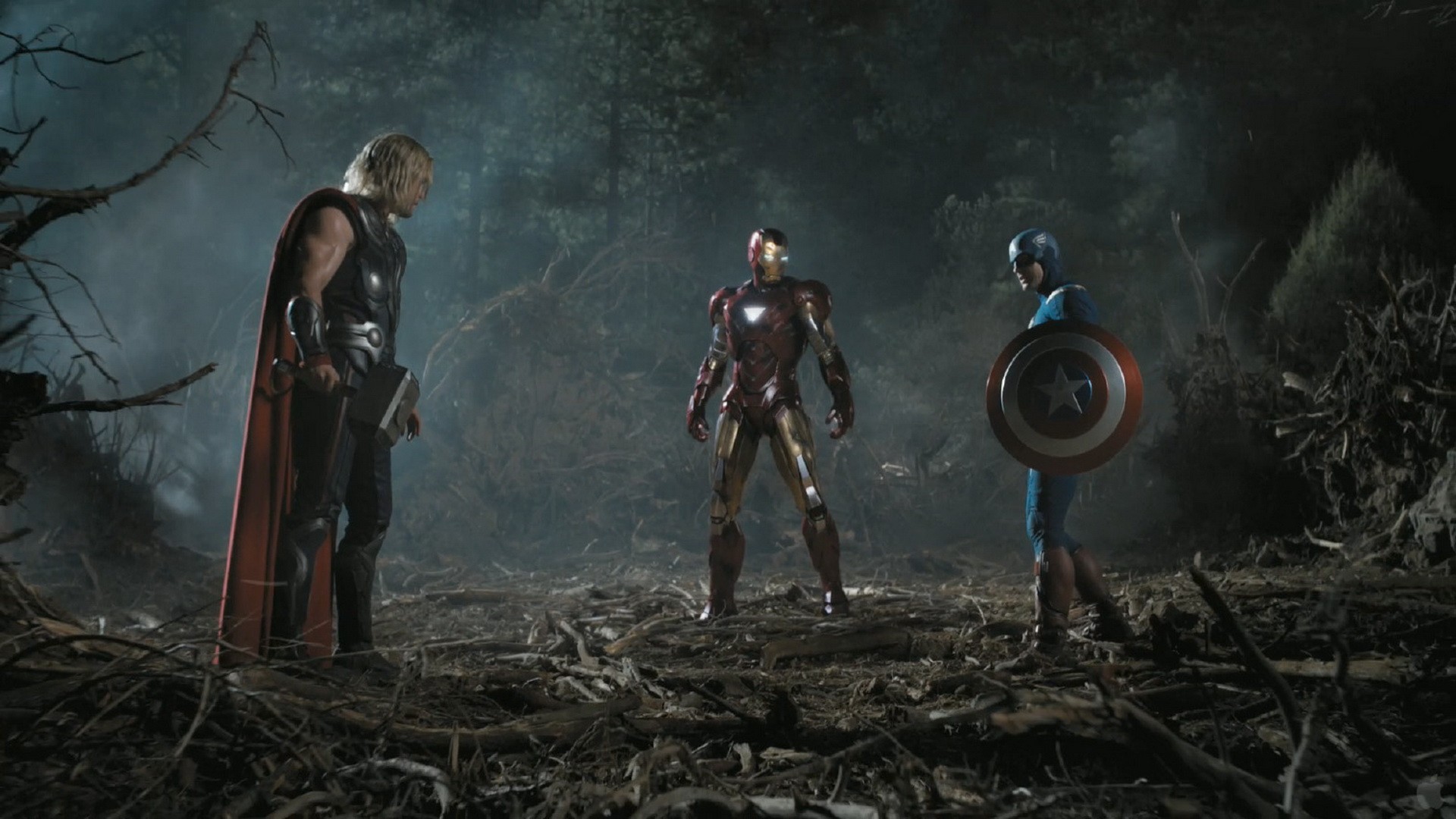 Captain America Chris Evans Chris Hemsworth Iron Man Marvel Comics ...