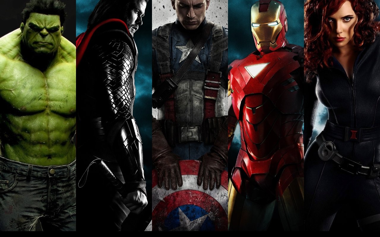Wallpapers Iron Man Thor Hulk The Avengers Captain America ...