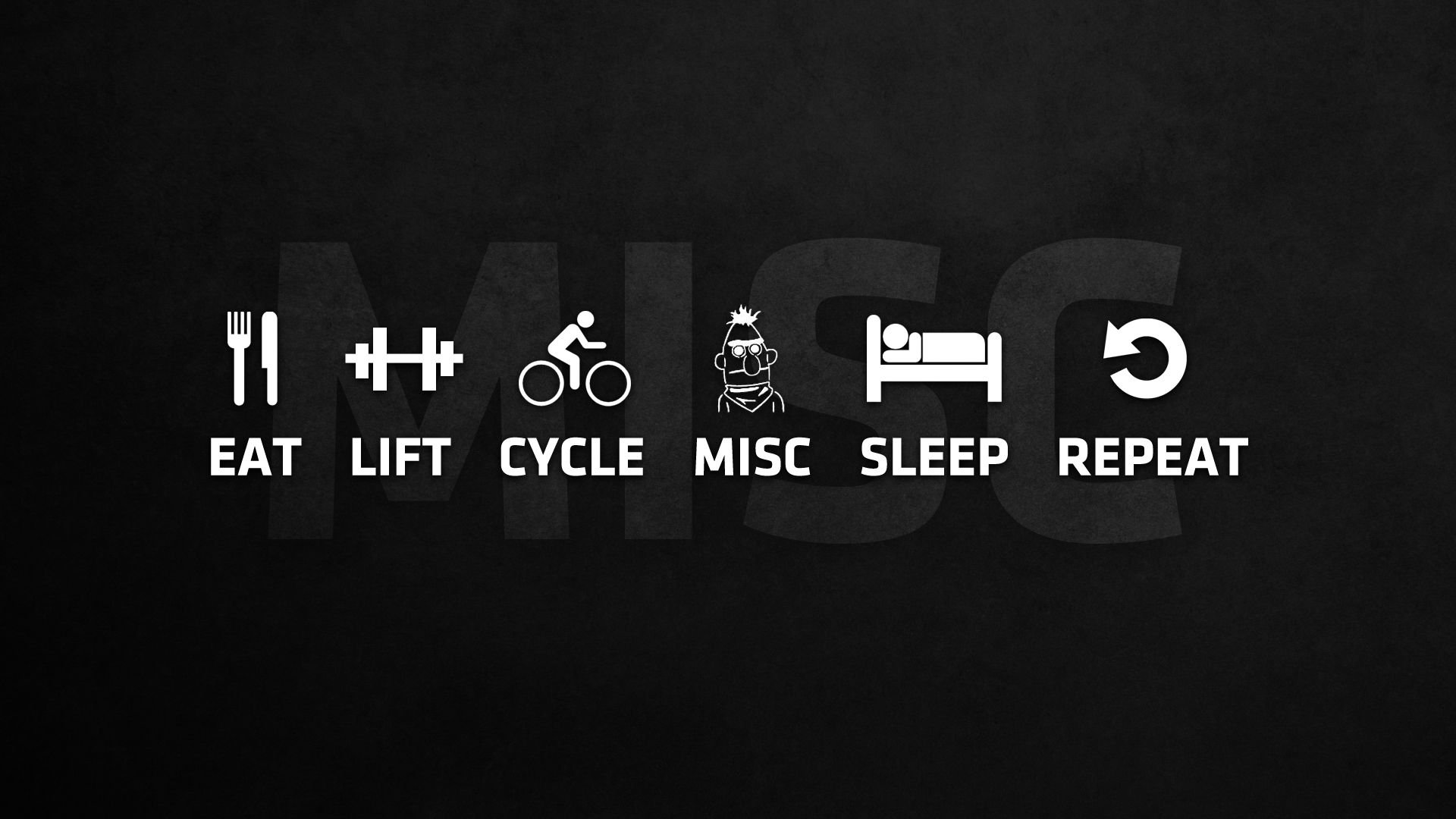 Eat Lift Misc Sleep Repeat WALLPAPER PIC - - Bodybuilding