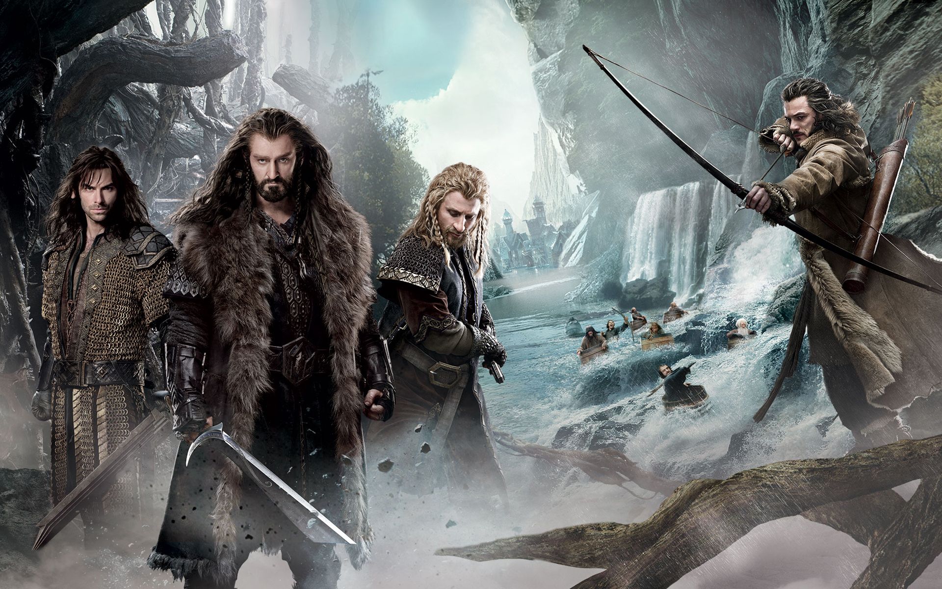 The Hobbit: The Desolation of Smaug - Lake town HD Wallpaper