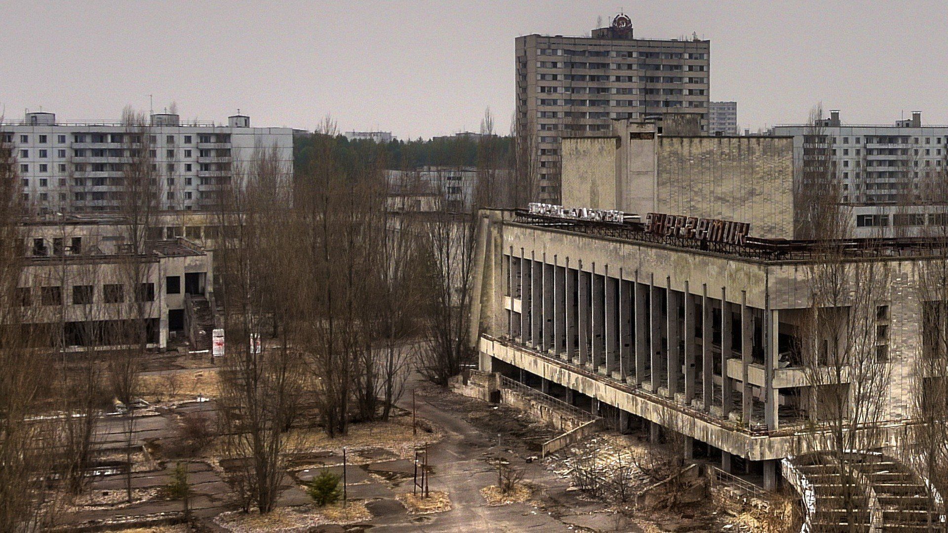 Pripyat the Ghost town Ukraine Chernobyl wallpaper 1920x1080