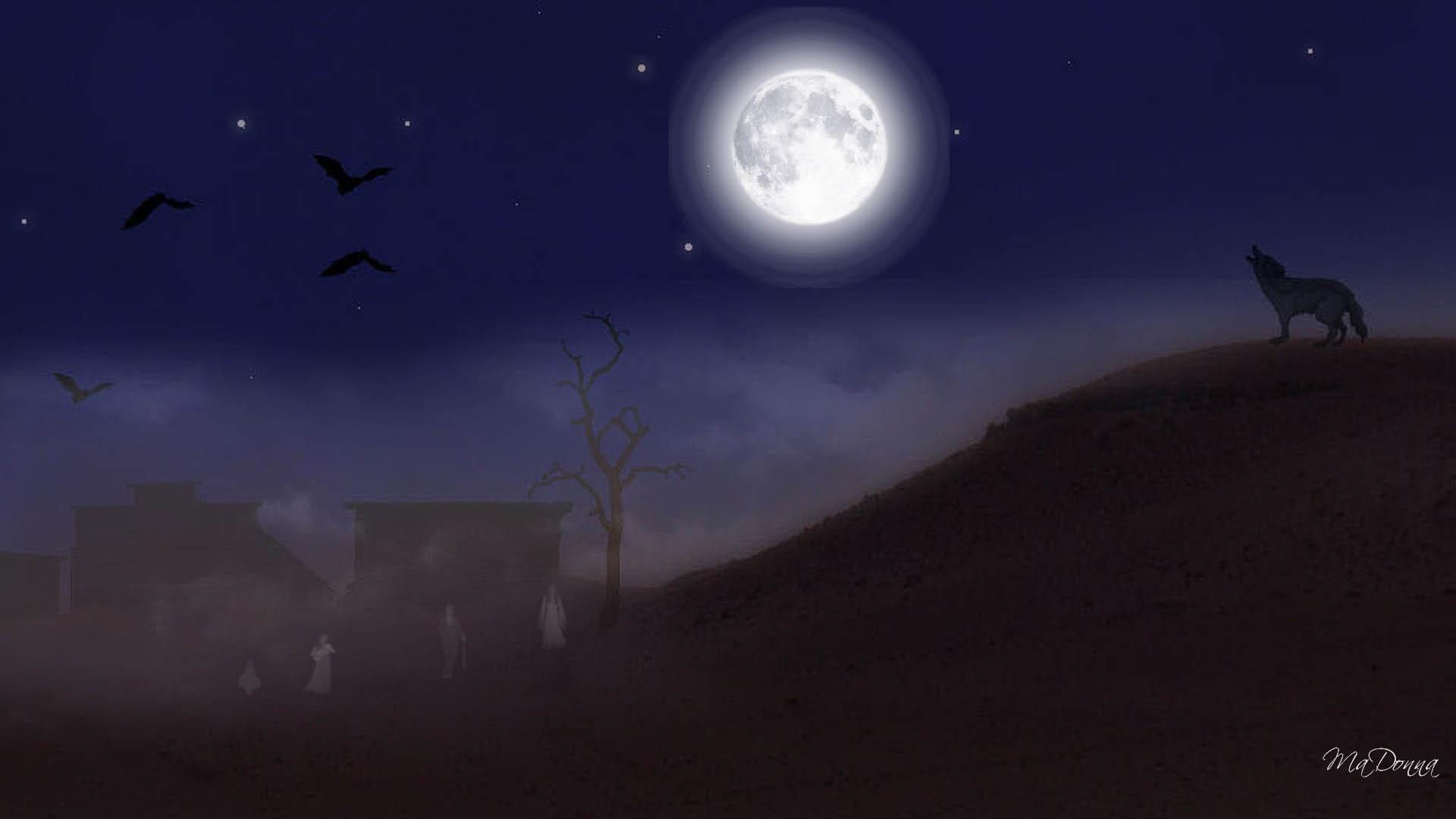 Wolfs Ghost Town HD Wallpaper, get it now