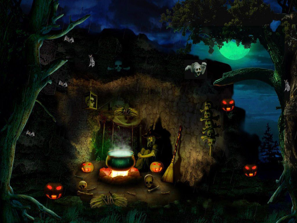 Halloween Ghost Town Wallpapers
