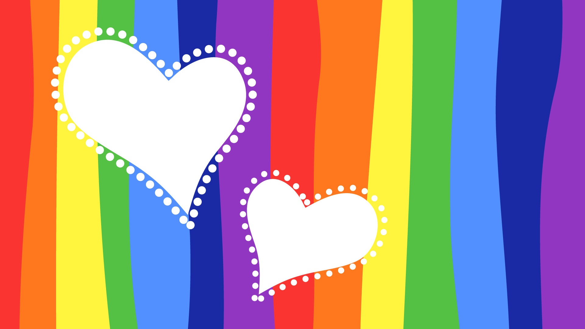 Colorful Background Love Heart Wallpaper | 1920x1080 resolution ...