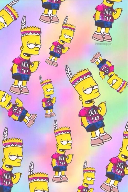 Bart Simpson Hippie Wallpaper Pinterest Bart Simpson and other