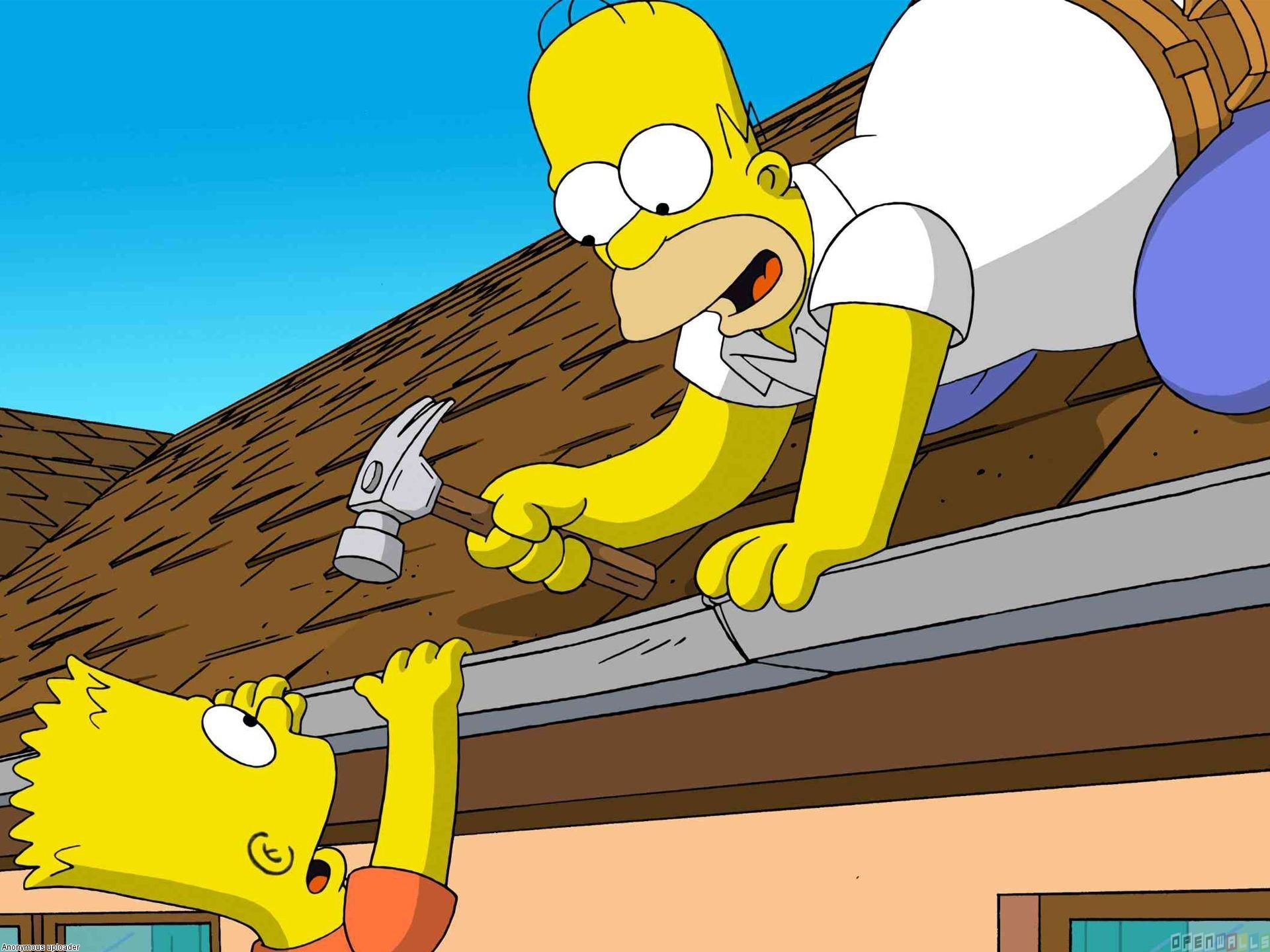 Homer and Bart wallpaper 1920x1440 The Simpsons