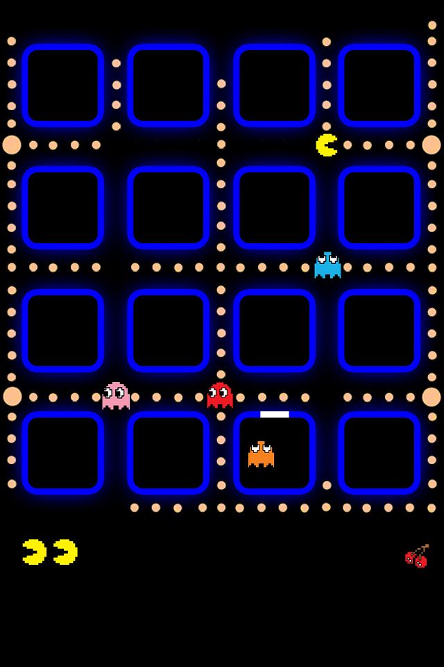 High Resolution iPhone 4 Pacman Wallpaper | Obama Pacman