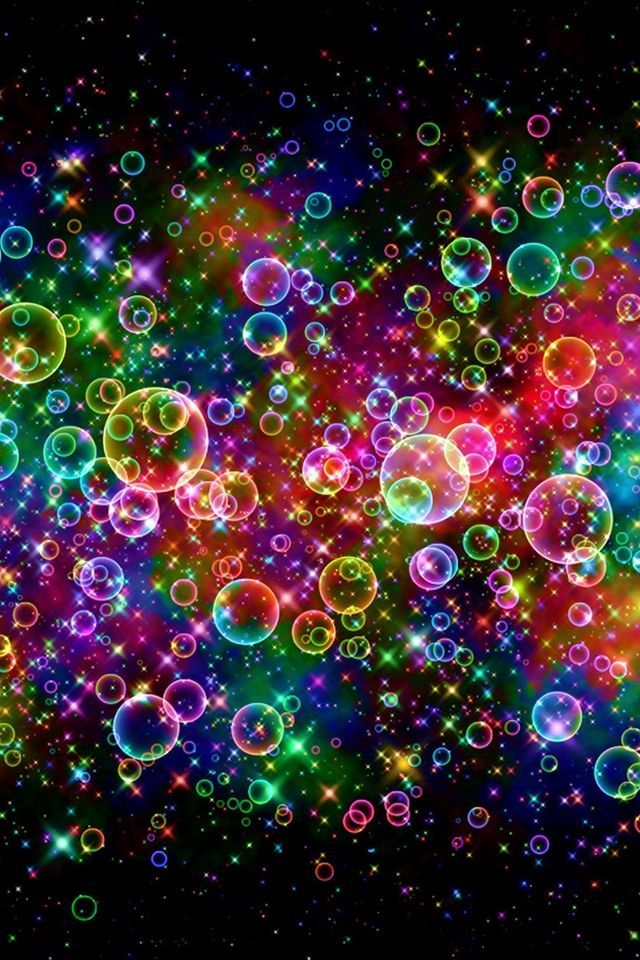 Colorful Bubbles iPhone 4s Wallpaper Download | iPhone Wallpapers ...