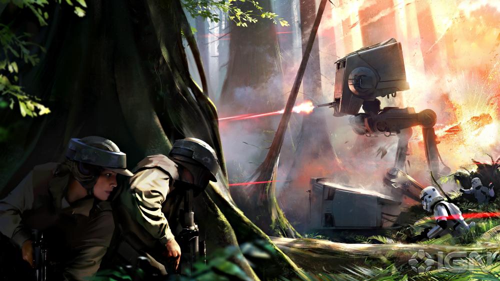 Star Wars Battlefront Concept Art Wallpaper E3 2015 GDC 2015