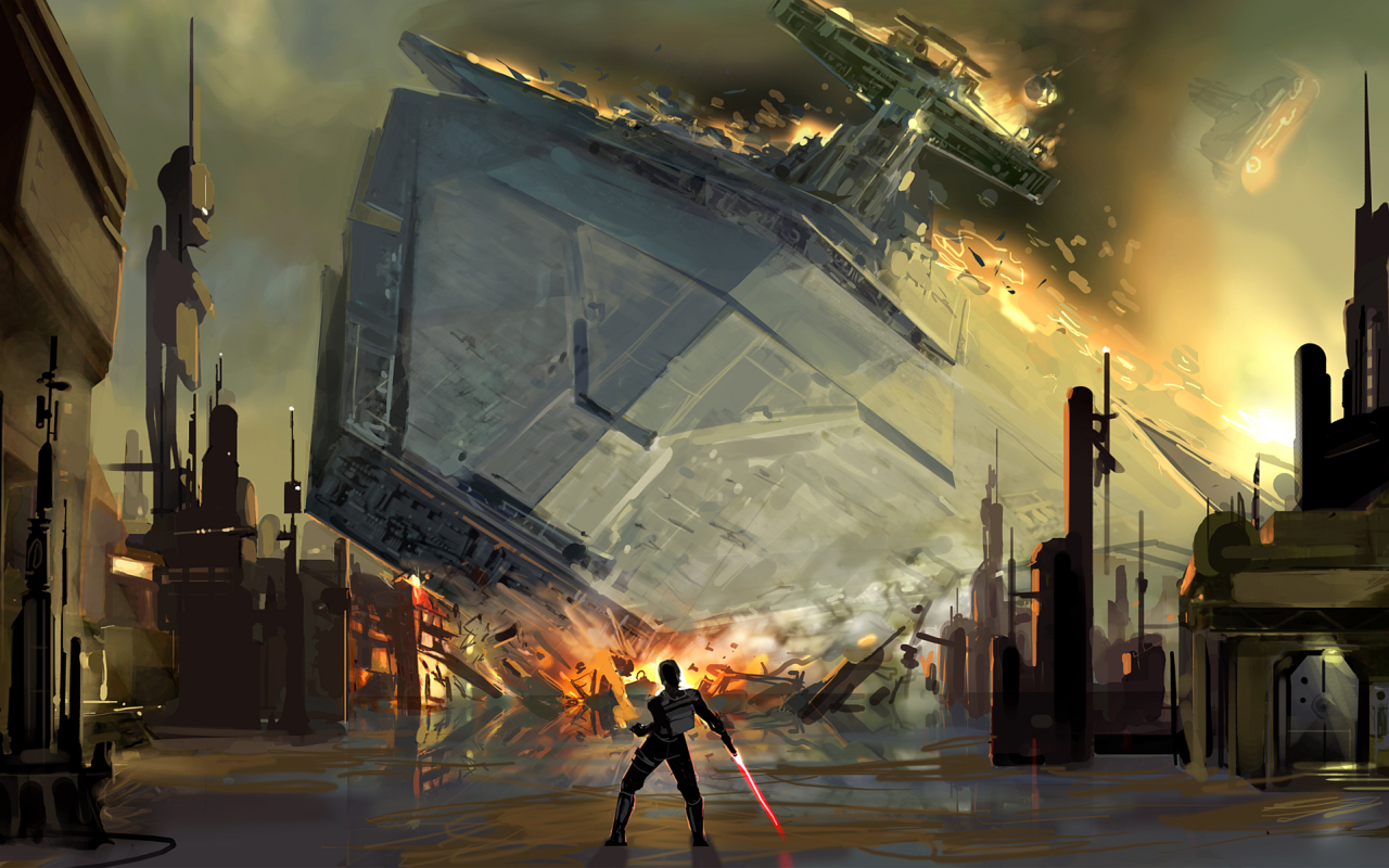 GeeksNGamers : Star Wars: The Force Unleashed concept art. This...