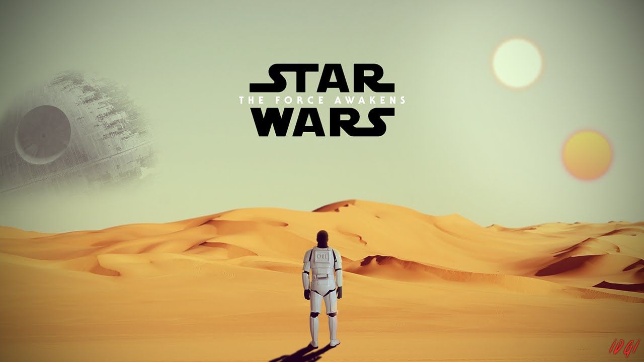 Speed Art: Star Wars The Force Awakens Wallpaper - YouTube