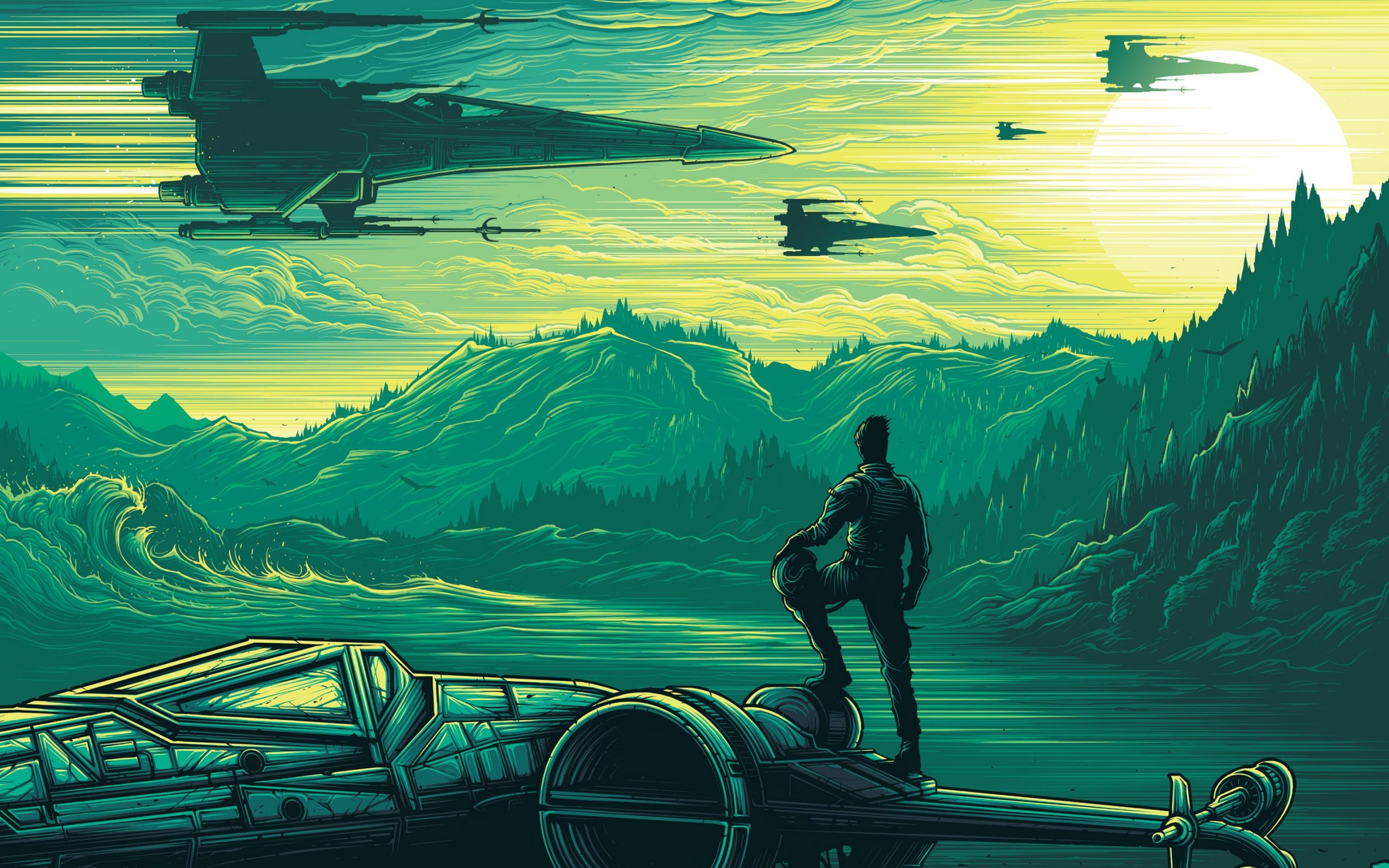X-Wing Starfighter Star Wars Fan Art HD Wallpaper | WallpapersByte