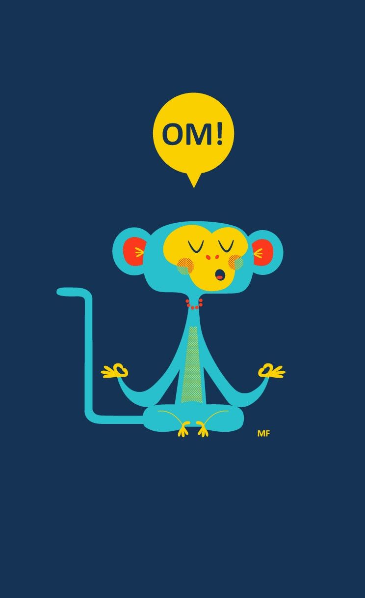 Om Cute Monkey iPhone 4s Wallpaper Download | iPhone Wallpapers ...
