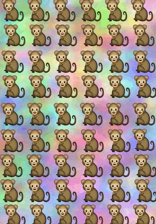 emoji #wallpaper #monkey | Cute emoji backgrounds | Pinterest ...