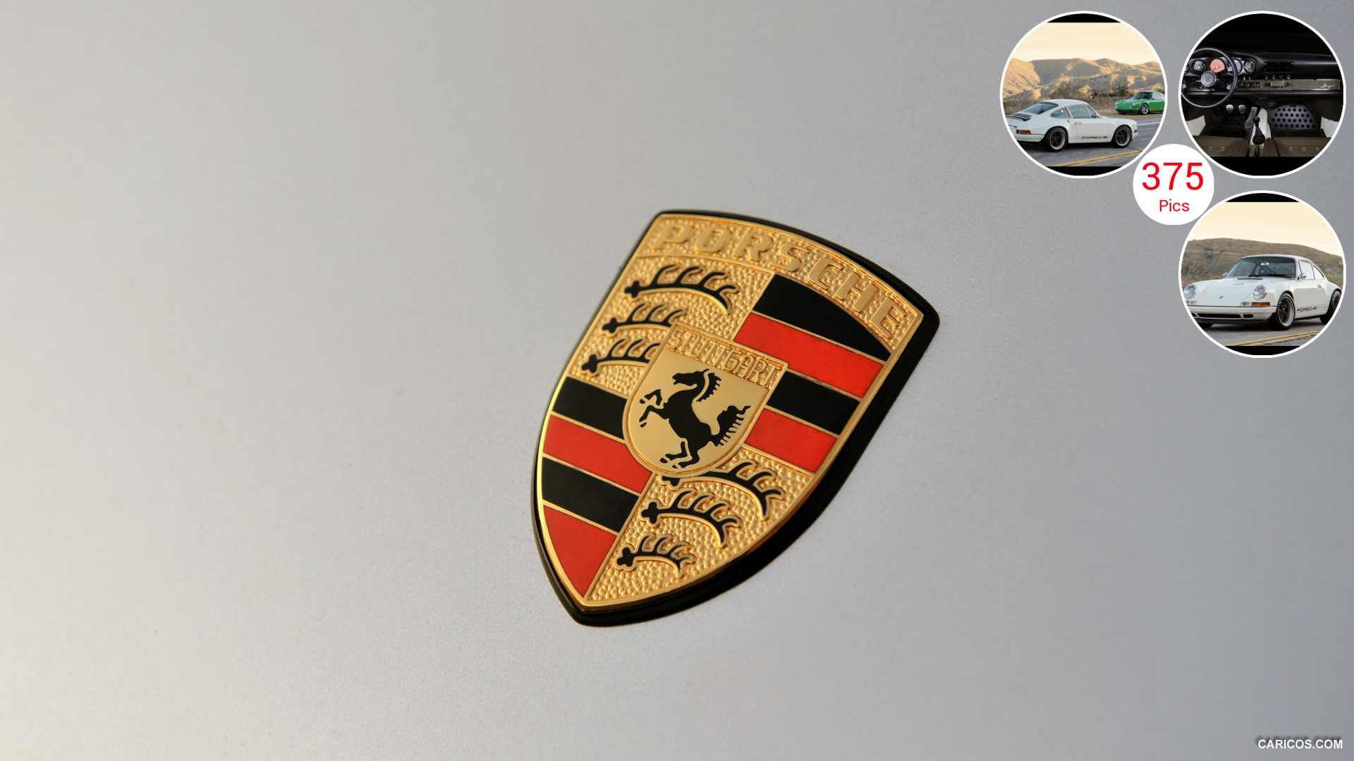 Singer Porsche 911 Silver - Badge | HD Wallpaper #106 | 1920x1080