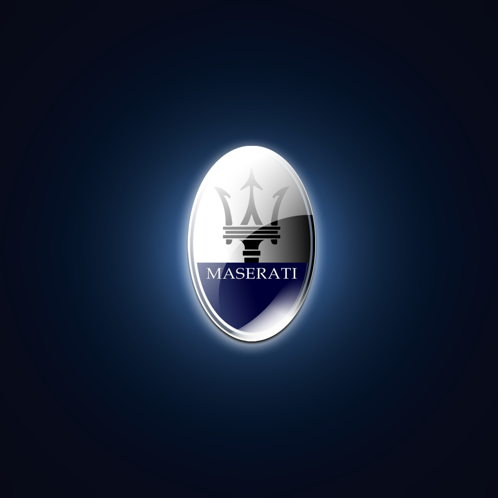 Maserati Logo iPad Wallpaper, Background and Theme