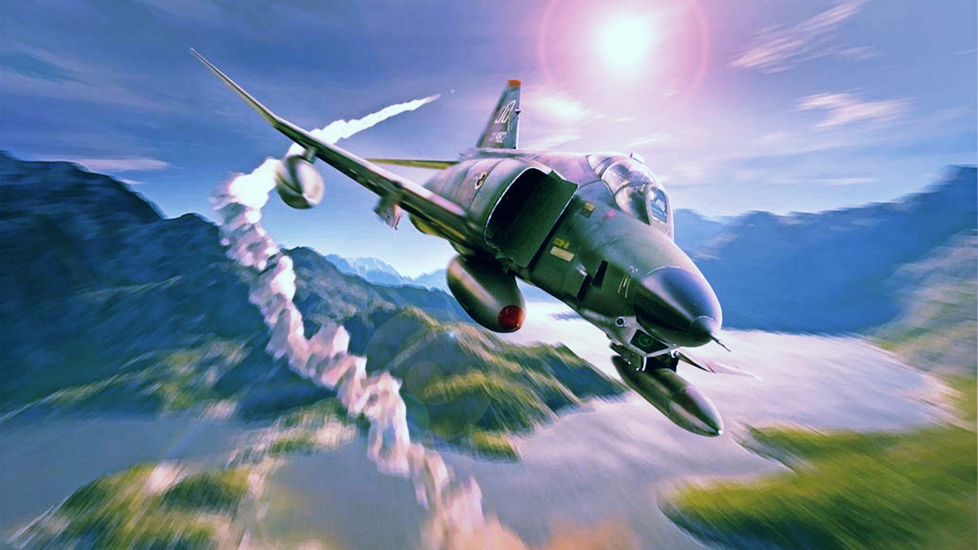 Military Fighter Jet Ride - HD Wallpapers Widescreen - 1920x1080