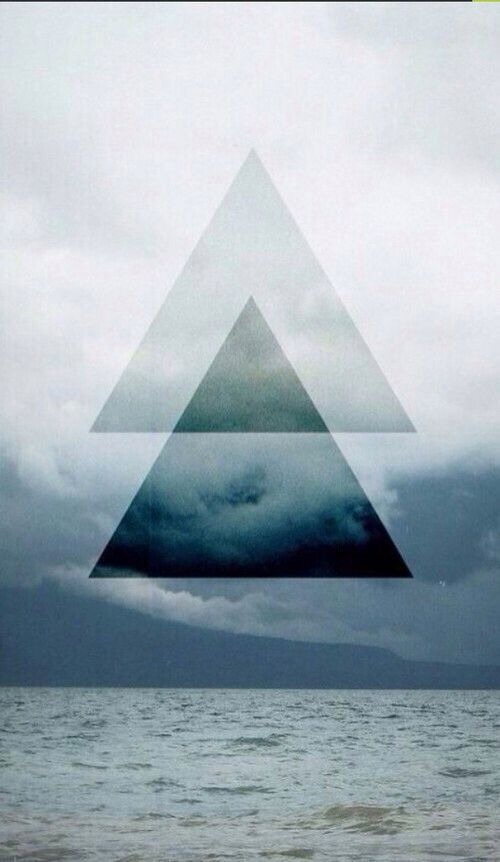 triangle tumblr hipster wallpaper blue #triangle #tumblr ...