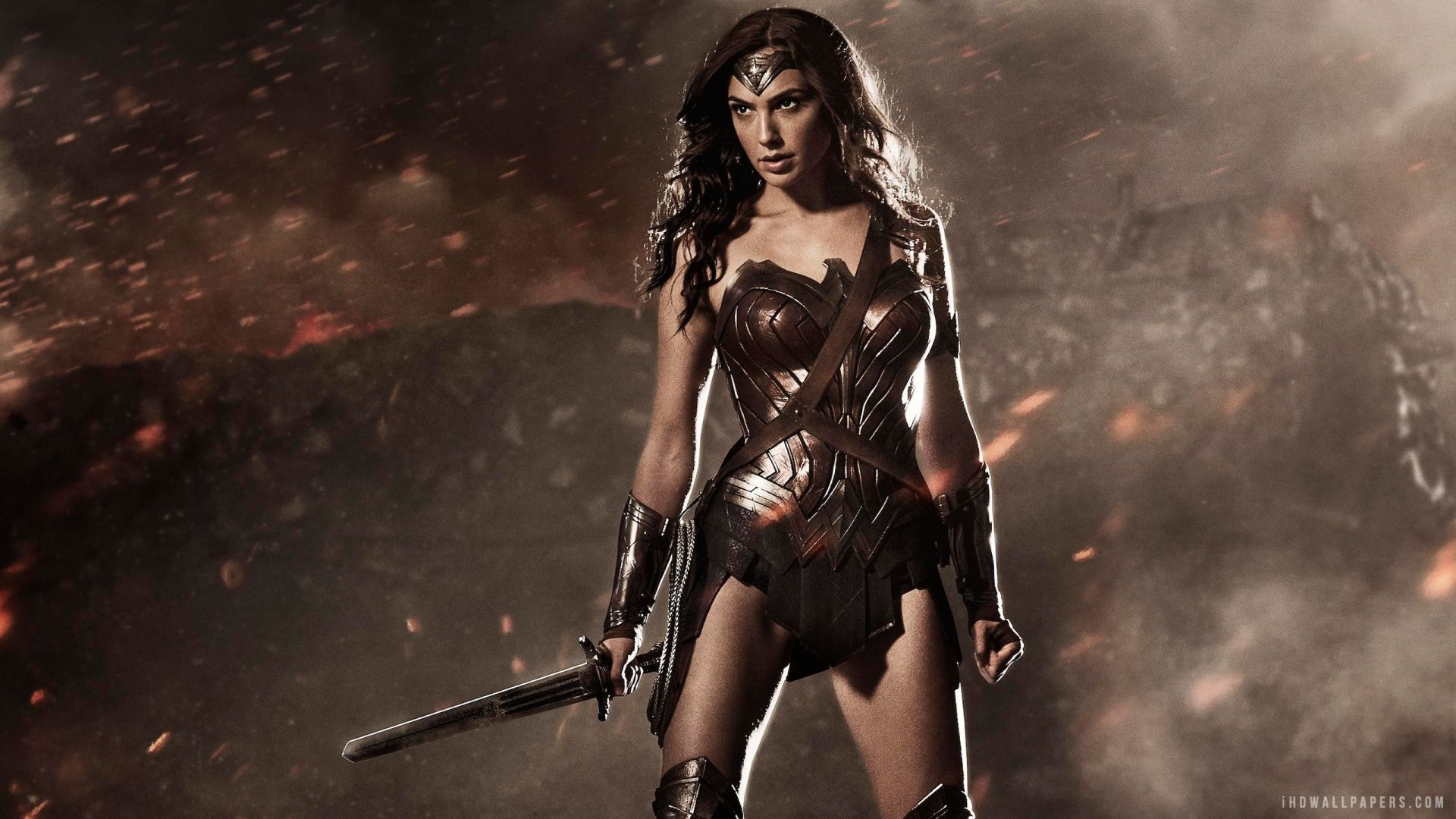Gal Gadot as Wonder Woman in Batman v Superman Dawn of Justice HD