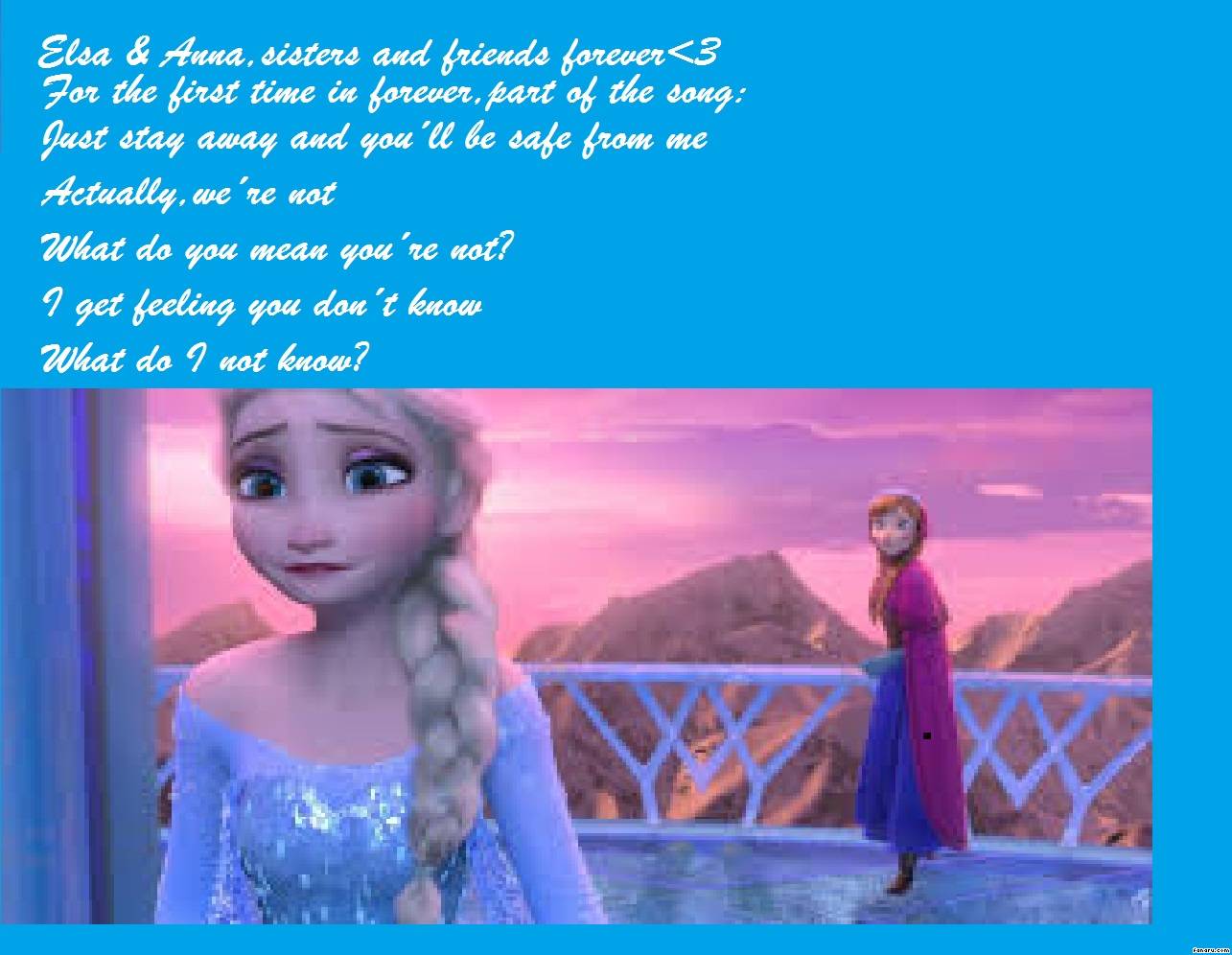 Frozen for the first time in forever (Anna & Elsa) - Frozen ...