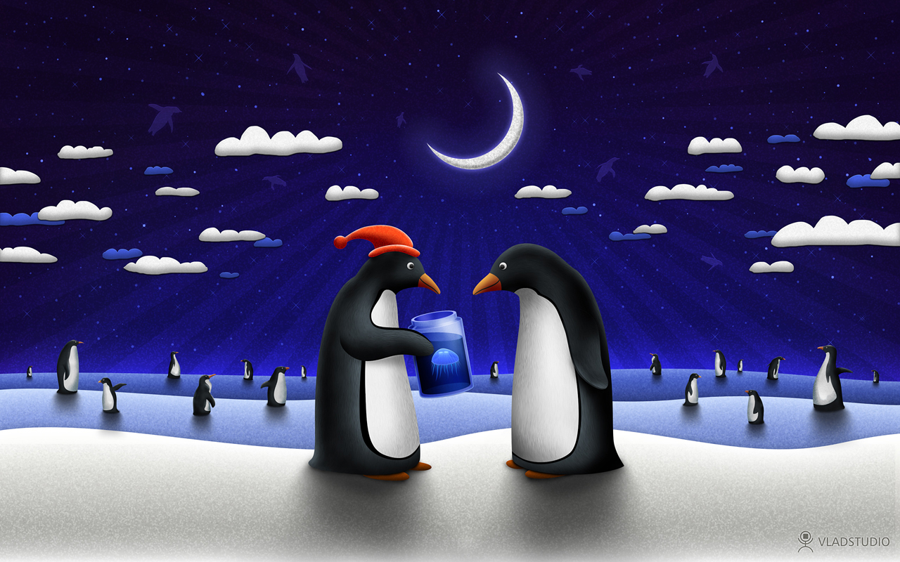 Christmas Linux Wallpapers - LinuxScrew Linux Blog