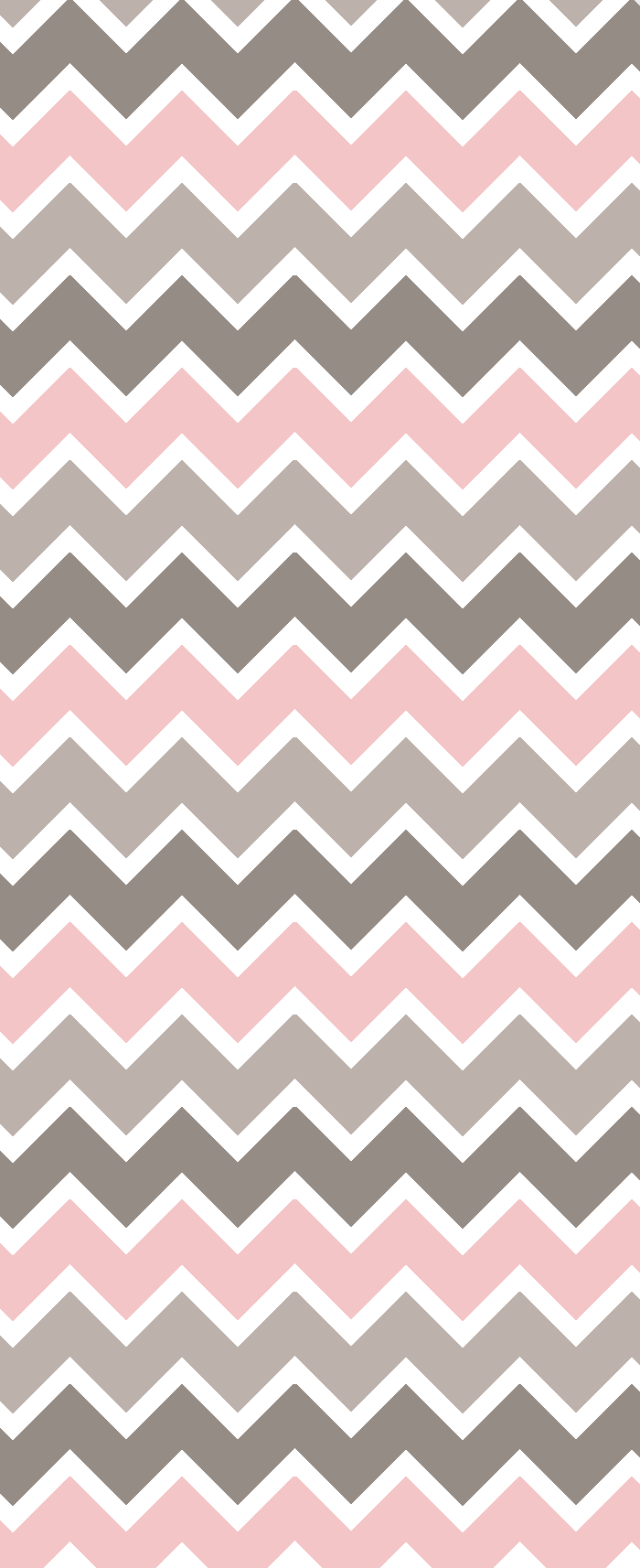 pink and grey chevron