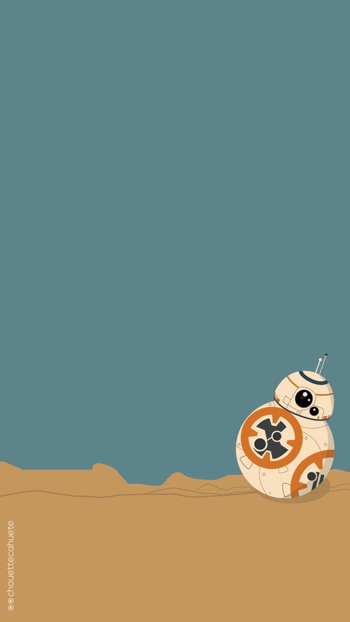 BB 8 Star Wars Iphone Wallpaper by Ildy94 We Heart It