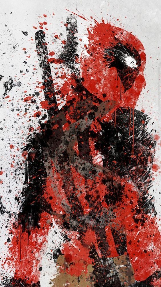 Deadpool iPhone 5 wallpaper | illustrations | Pinterest | Deadpool ...