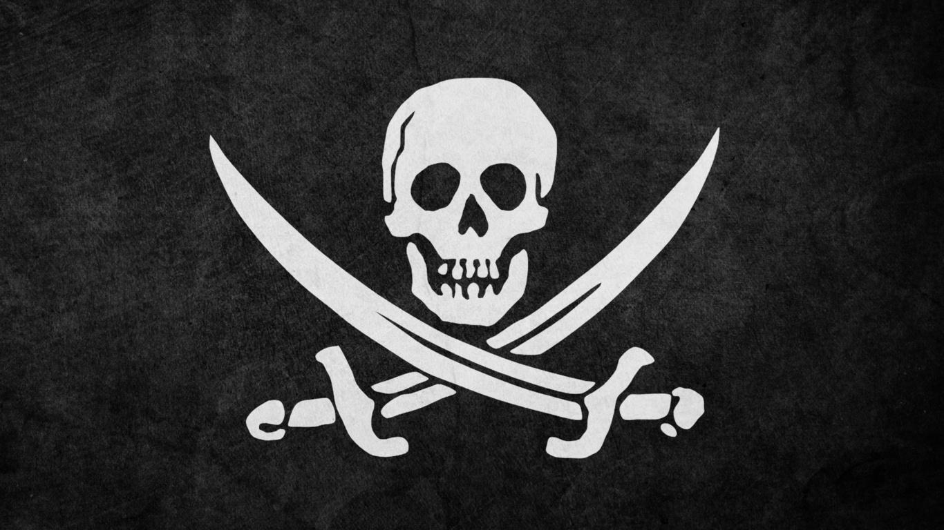 Desktop Wallpaper Jolly Roger Pirate Flag 1680 X 1050 127 Kb Jpeg ...