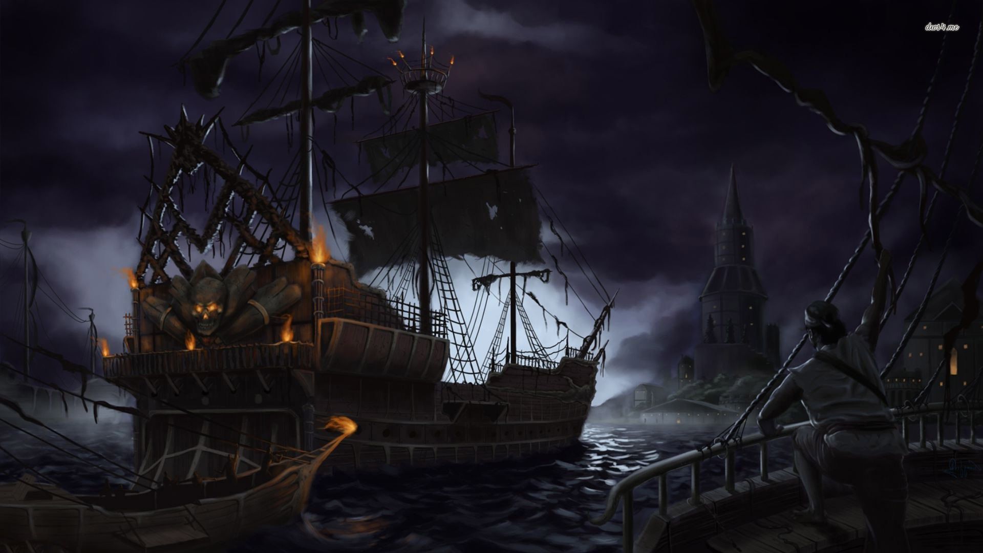 Pirate ship wallpaper - Fantasy wallpapers - #10855