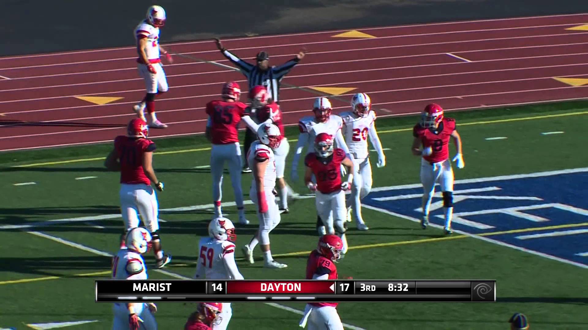 Highlights: Dayton Football vs Marist - YouTube