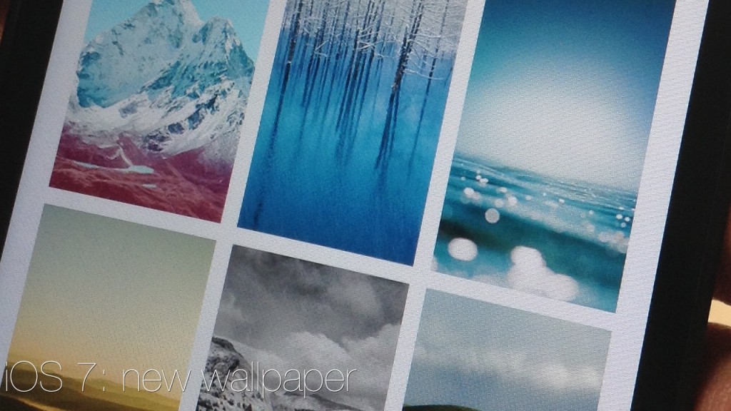 Hands on with the new iOS 7 wallpaper