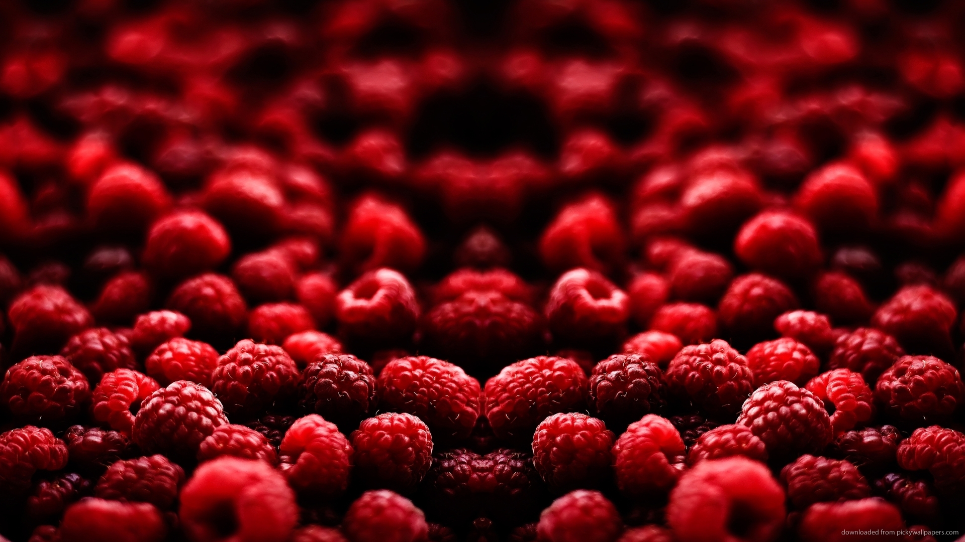 Spilled Red Raspberries Wallpaper For LG Optimus