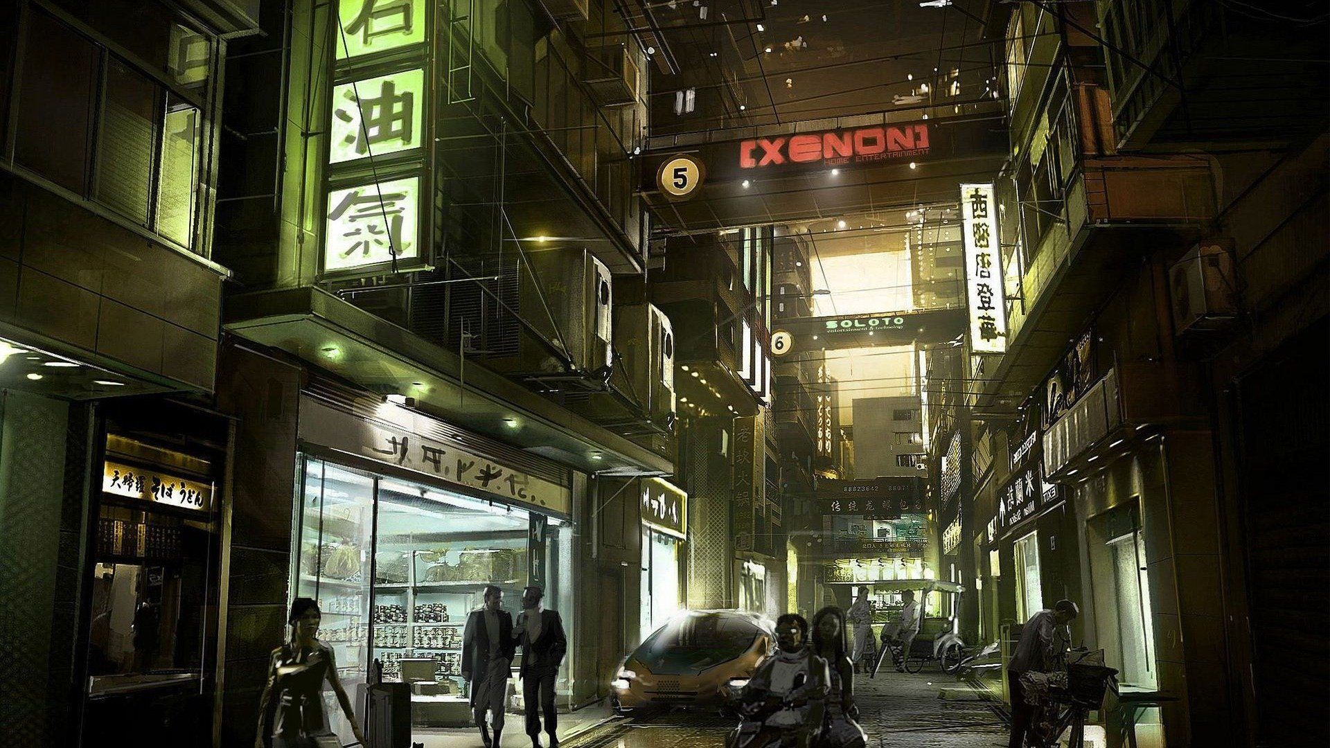 DEUS EX Human Revolution cyberpunk action role playing sci-fi ...