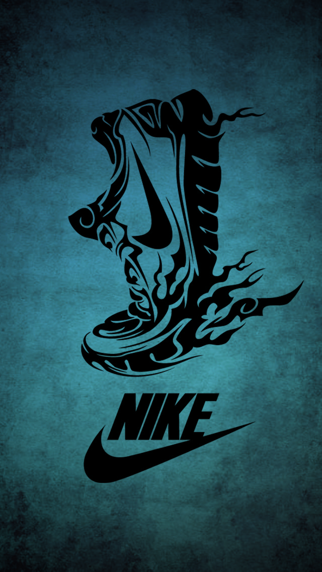 Running Nike iPhone 5 Wallpaper 640x1136