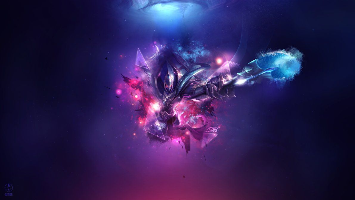 Galactic Azir ~ League of legends - Wallpaper by Aynoe on DeviantArt