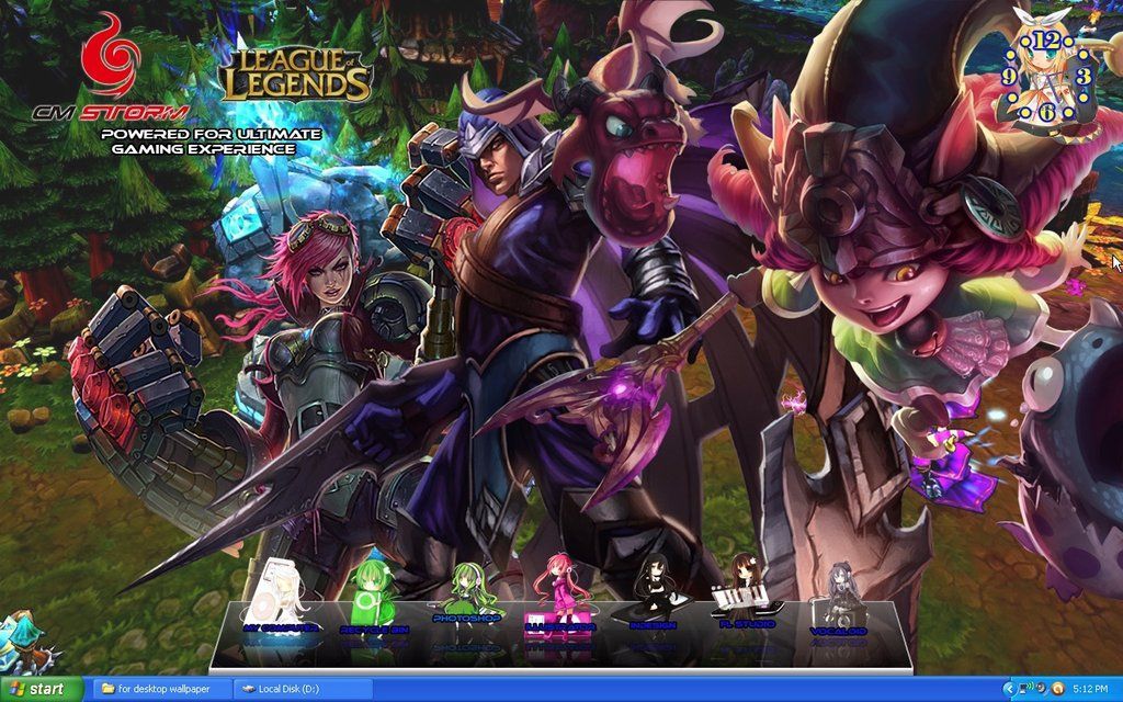 League Of Legends Desktop Background by deniaru on DeviantArt