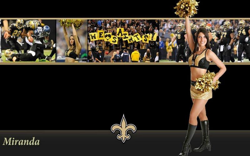 New Orleans Saints cheerleader Wallpaper | Walltor
