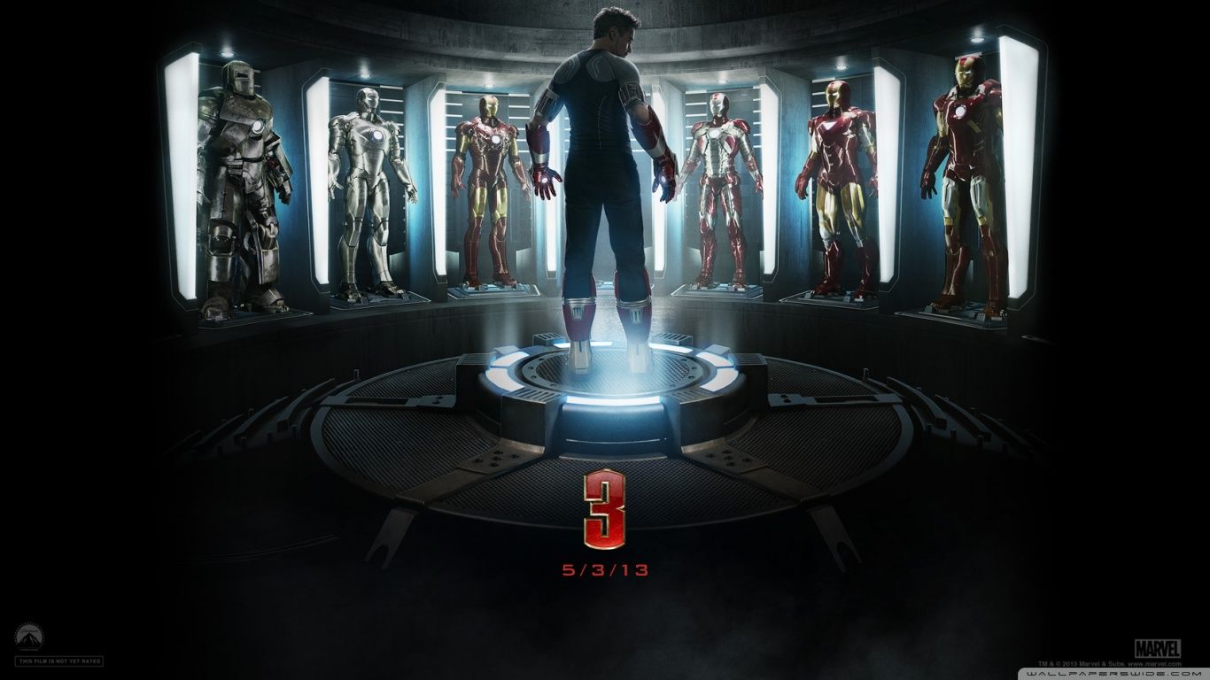 Iron Man 3 - The Generation of Suits HD desktop wallpaper : High ...